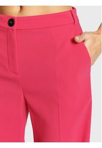 Patrizia Pepe Spodnie materiałowe 2P1469/A6F5-M430 Różowy Relaxed Fit. Kolor: różowy. Materiał: syntetyk, materiał