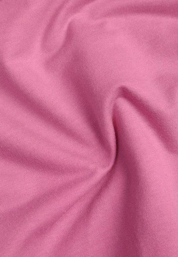 Renee - Fuksjowa Bluza z Bawełną ze Ściągaczami przy Rękawach i w Pasie Alberia. Kolor: różowy. Materiał: bawełna