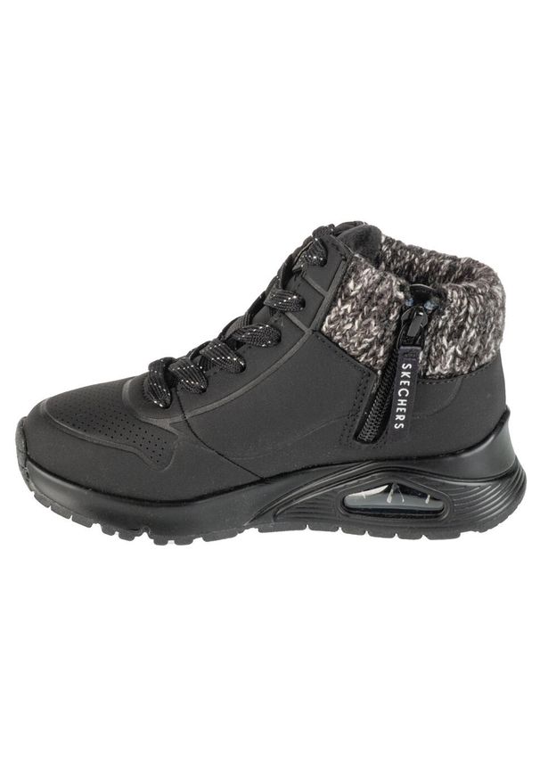 skechers - Buty zimowe dziewczęce, Uno Gen1 - Darling Daze. Kolor: czarny. Sezon: zima. Styl: sportowy