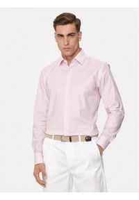 BOSS - Boss Koszula H-Hank-Kent-C1-214 50512852 Różowy Slim Fit. Typ kołnierza: kołnierzyk klasyczny. Kolor: różowy. Materiał: bawełna