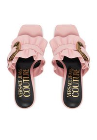 Versace Jeans Couture Klapki 78VA3S70 Różowy. Kolor: różowy. Materiał: skóra #5