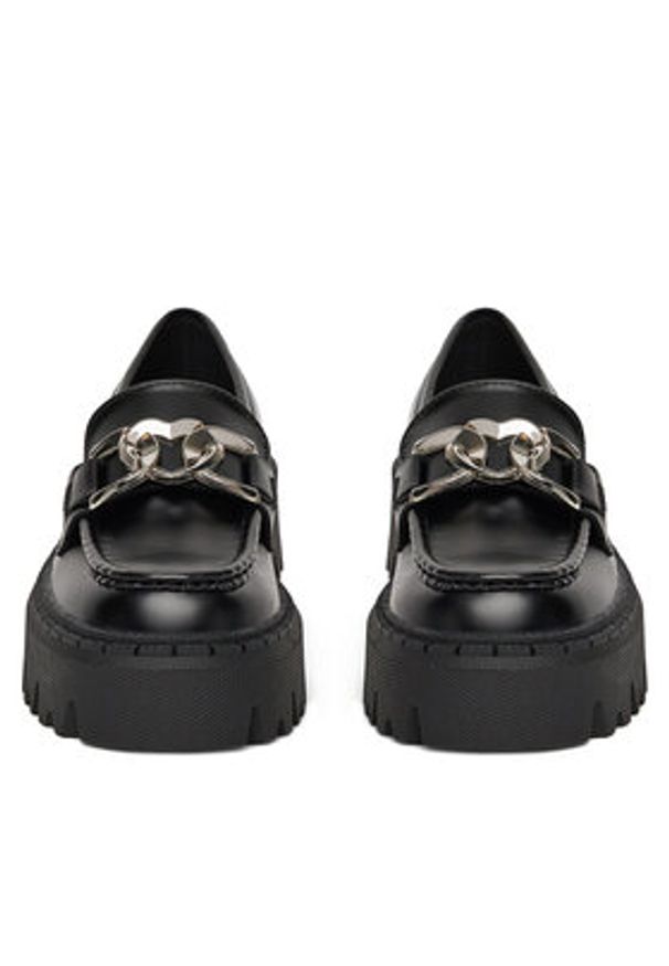 DeeZee Loafersy 25365-7 Czarny. Kolor: czarny. Materiał: skóra
