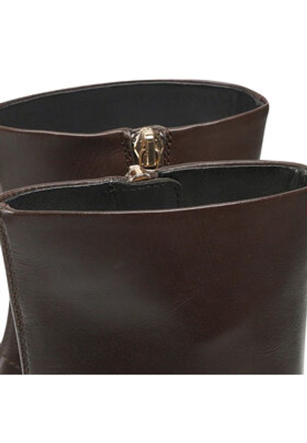 Gino Rossi Botki 105272 Brązowy. Kolor: brązowy. Materiał: skóra