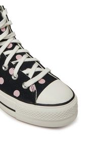 Converse Trampki Chuck Taylor All Star Lift Platform Polka Dots A10688C Czarny. Kolor: czarny. Materiał: materiał. Obcas: na platformie #6