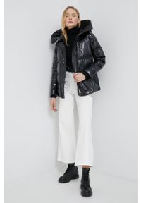 Tiffi kurtka puchowa damska kolor czarny przejściowa. Okazja: na co dzień. Kolor: czarny. Materiał: puch. Styl: casual #3