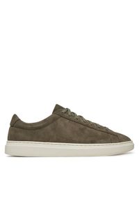 BOSS Sneakersy Kieran_Tenn_sd 50541868 Khaki. Kolor: brązowy. Materiał: skóra, zamsz