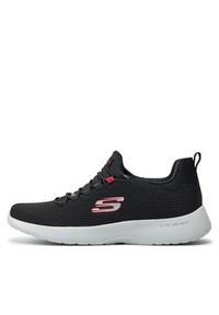 skechers - Skechers Sneakersy Dynamight 58360/BKRD Czarny. Kolor: czarny. Materiał: materiał #4