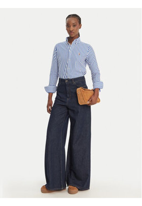 Polo Ralph Lauren Koszula 211910131500 Niebieski Classic Fit. Typ kołnierza: polo. Kolor: niebieski. Materiał: bawełna