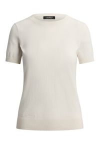 Lauren Ralph Lauren - LAUREN RALPH LAUREN T-Shirt 200P14055500 Kremowy Regular Fit. Kolor: kremowy. Materiał: bawełna #6