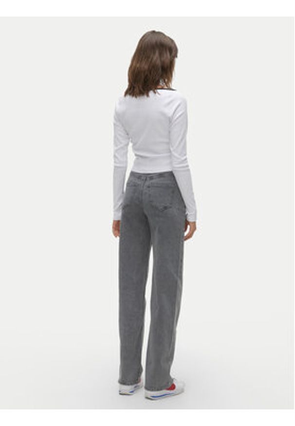 Vero Moda Jeansy Tessa 10287304 Szary Wide Leg. Kolor: szary