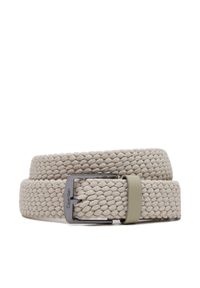 Calvin Klein Pasek Męski Ck Casual Elastic Braided 35Mm K50K512839 Beżowy. Kolor: beżowy. Materiał: materiał. Styl: casual