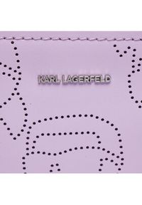 Karl Lagerfeld - KARL LAGERFELD Torebka 241W3003 Fioletowy. Kolor: fioletowy. Materiał: skórzane #2