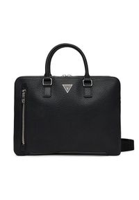 Guess Torba na laptopa HMTOGR P5247 Czarny. Kolor: czarny. Materiał: skóra