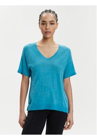 Vila T-Shirt Abella 14089540 Niebieski Relaxed Fit. Kolor: niebieski. Materiał: syntetyk #5