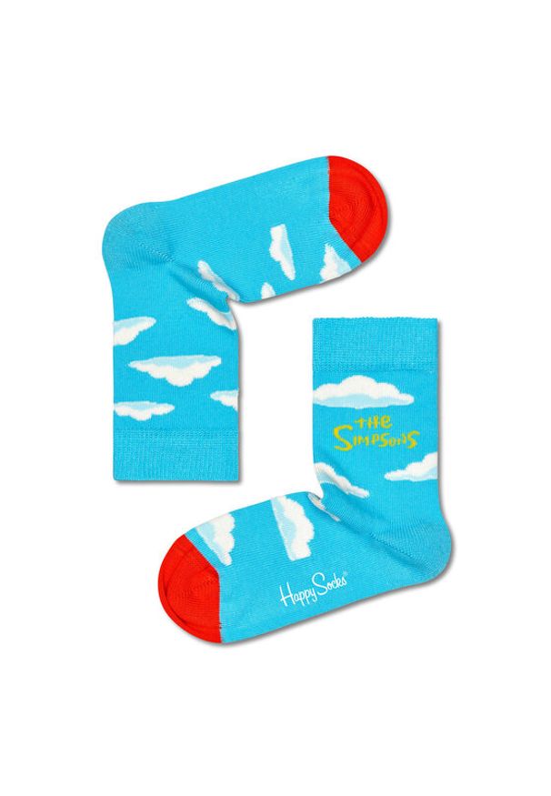 Happy-Socks - Skarpety wysokie unisex Happy Socks. Kolor: niebieski
