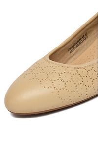 Lasocki Czółenka CEO-WYL4060-4Z Beżowy. Kolor: beżowy. Materiał: skóra #7