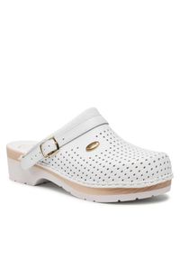 Klapki Scholl. Kolor: biały #1