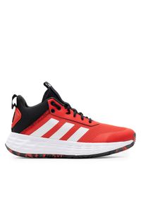 Adidas - adidas Sneakersy OWNTHEGAME 2.0 GW5487 Czerwony. Kolor: czerwony. Materiał: materiał