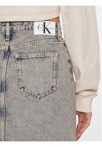 Calvin Klein Jeans Spódnica jeansowa Front Split Maxi Denim Skirt J20J222869 Niebieski Slim Fit. Kolor: niebieski. Materiał: bawełna #2