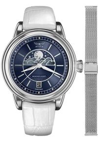 AVIATOR - Zegarek damski Aviator V.1.33.0.255.4.WM-SET srebrny. Kolor: srebrny #1