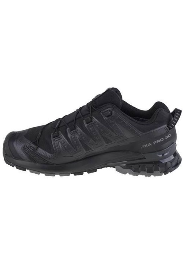 salomon - Buty do biegania męskie Salomon Xa Pro 3d V9 Wide Gtx. Zapięcie: sznurówki. Kolor: czarny. Materiał: tkanina. Szerokość cholewki: normalna. Sport: bieganie