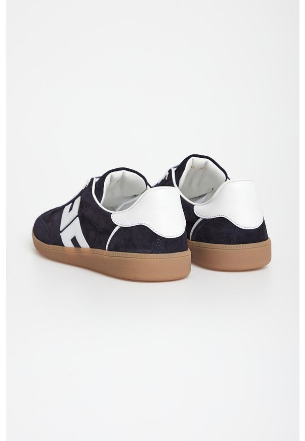 Elisabetta Franchi - Sneakersy damskie skórzane ELISABETTA FRANCHI. Materiał: skóra