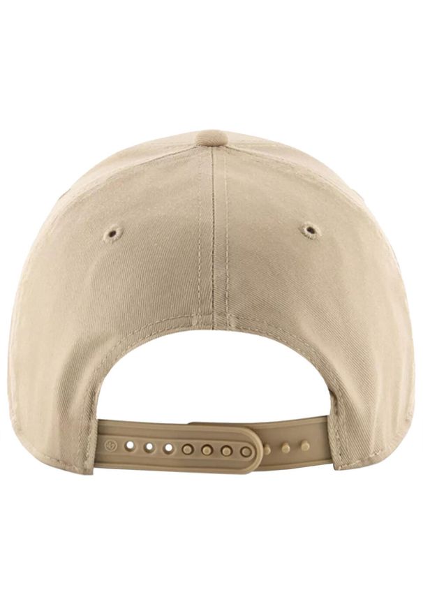47 Brand - Czapka z daszkiem dla dzieci MLB New York Yankees Kids Cap. Kolor: beżowy. Materiał: wełna, akryl