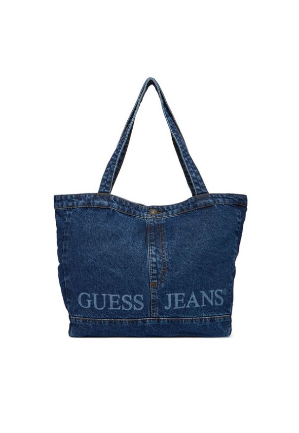 Guess Jeans Torebka M4BZ67 D5RH0 Niebieski. Kolor: niebieski