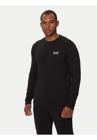 EA7 Emporio Armani Longsleeve 8NPT28 PJVQZ 1200 Czarny Regular Fit. Kolor: czarny. Materiał: bawełna. Długość rękawa: długi rękaw #1