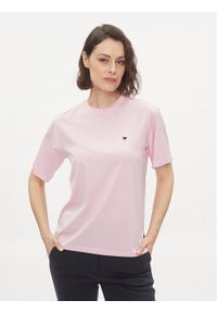Weekend Max Mara T-Shirt Deodara 2415971041 Różowy Regular Fit. Kolor: różowy. Materiał: bawełna
