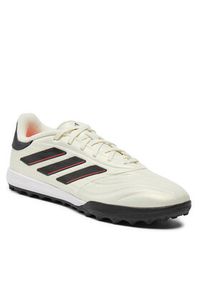 Adidas - adidas Buty do piłki nożnej Copa Pure II League Turf Boots IE4986 Beżowy. Kolor: beżowy. Materiał: skóra