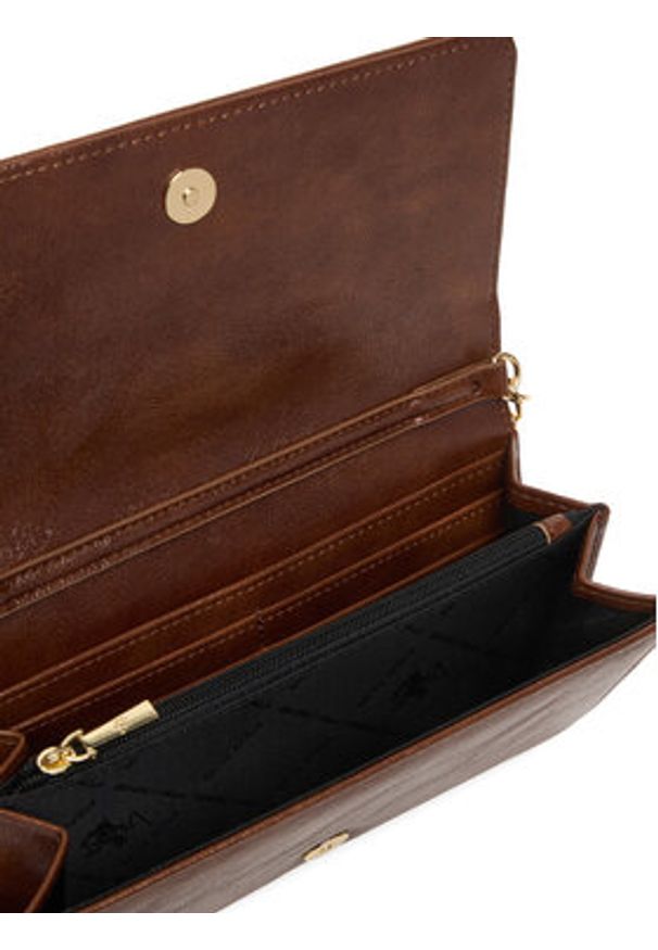 Beverly Hills Polo Club Portfel CEO-BHPC-W1-001-SS26 Bordowy. Kolor: czerwony. Materiał: materiał