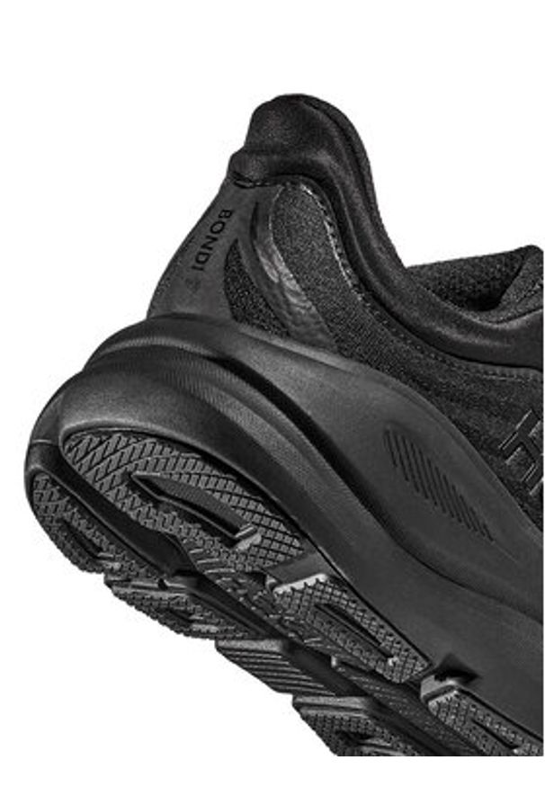 HOKA - Hoka Buty do biegania Bondi 9 X-Wide 1162015 Czarny. Kolor: czarny. Materiał: materiał
