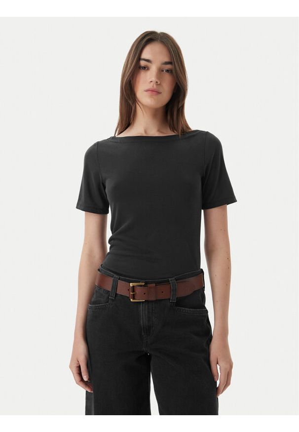 only - ONLY T-Shirt Free 15367559 Czarny Regular Fit. Kolor: czarny. Materiał: syntetyk