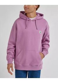 Lee - LEE CORE LOOSE HOODIE MĘSKA BLUZA KAPTUR LOGO PANSY L84WFX63