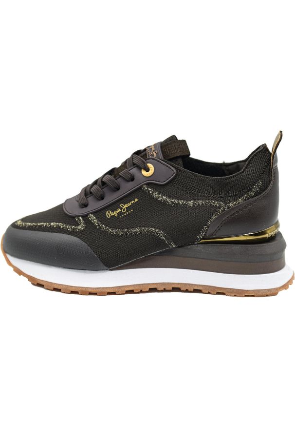 Buty Pepe Jeans Conker 888, Kobiety. Kolor: czarny. Materiał: materiał. Sport: turystyka piesza