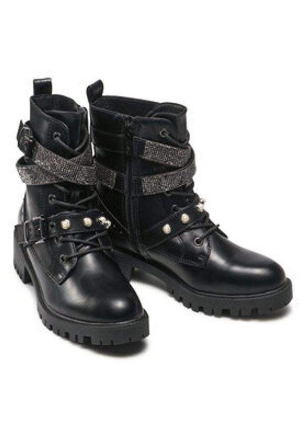 DeeZee Trapery WS5577-09 Czarny. Kolor: czarny. Materiał: skóra