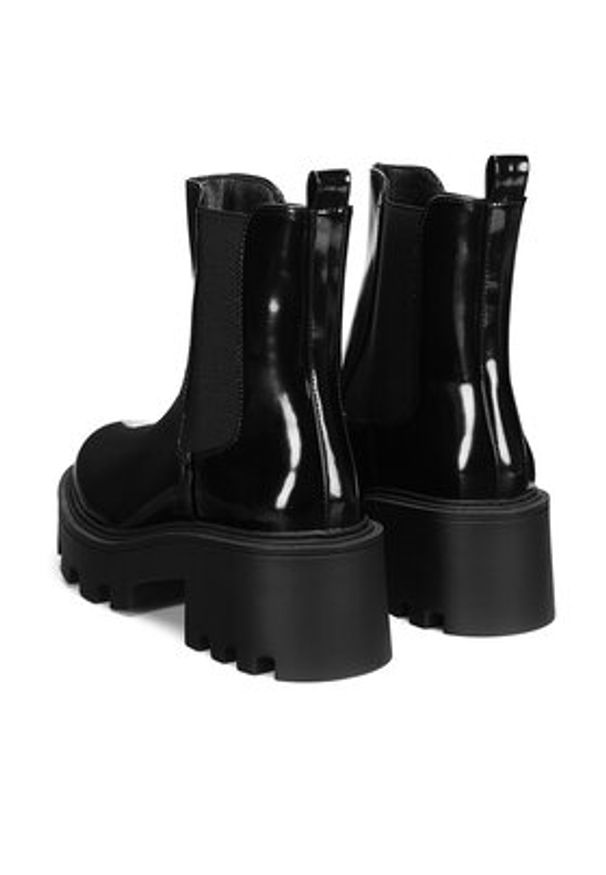 DeeZee Botki WYL3949-1 Czarny. Kolor: czarny. Materiał: materiał