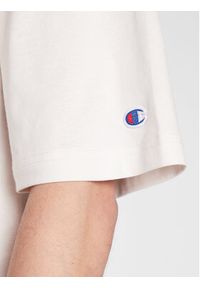 Champion T-Shirt Small C Logo 216548 Biały Custom Fit. Kolor: biały. Materiał: bawełna #4