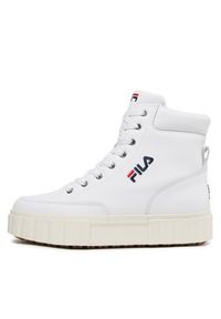 Fila Sneakersy Sandblast High FFT0052.10004 Biały. Kolor: biały. Materiał: skóra #6