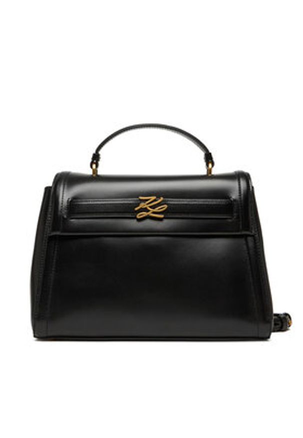 Karl Lagerfeld - KARL LAGERFELD Torebka A4W30099 Czarny. Kolor: czarny. Materiał: skórzane