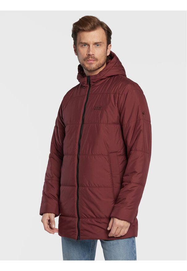 Jack Wolfskin Kurtka przejściowa North York 1206381 Bordowy Regular Fit. Kolor: czerwony. Materiał: syntetyk