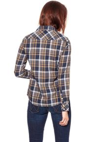Wrangler - KOSZULA WRANGLER CHECK SHIRT DUSTY OLIVE W5240LU45 112129348. Wzór: kratka #10