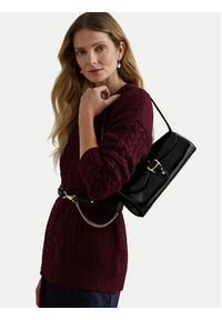 Lauren Ralph Lauren - LAUREN RALPH LAUREN Torebka 431P04068001 Czarny. Kolor: czarny. Materiał: skórzane #5