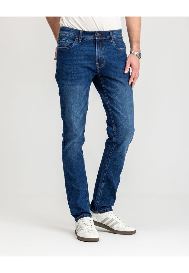 MARCUS - Męskie Spodnie Jeansowe Marcus Sebb 2216 Blue ink. 14-200303