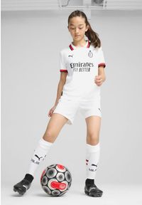 Puma - Młodzieżowe szorty AC Milan 24/25 PUMA White. Kolor: biały. Sport: piłka nożna