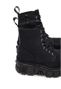 NEW ROCK Glany M-MILI083C-RC7 Czarny. Kolor: czarny. Materiał: materiał. Styl: rockowy #4
