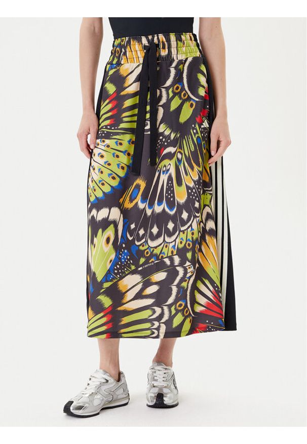 Adidas - adidas Spódnica trapezowa FARM JL8620 Kolorowy Loose Fit. Materiał: bawełna, syntetyk. Wzór: kolorowy