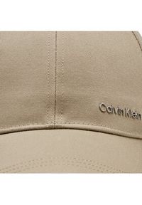 Calvin Klein Czapka z daszkiem Metal Lettering K50K511310 Beżowy. Kolor: beżowy