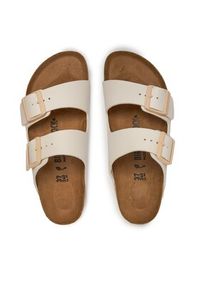 Birkenstock Klapki Arizona Birko-Flor 1027339 Beżowy. Kolor: beżowy. Materiał: skóra #4